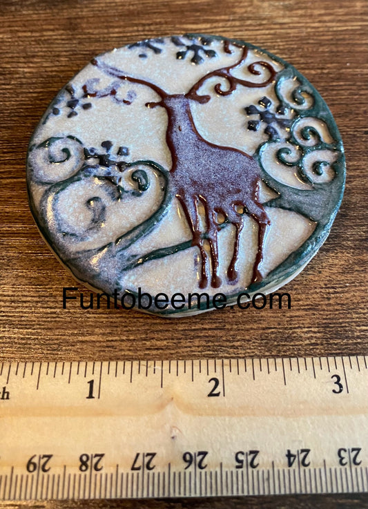 Deer paperweight