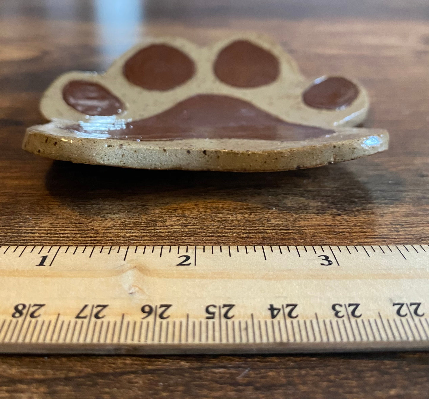 Paw print spoon rest