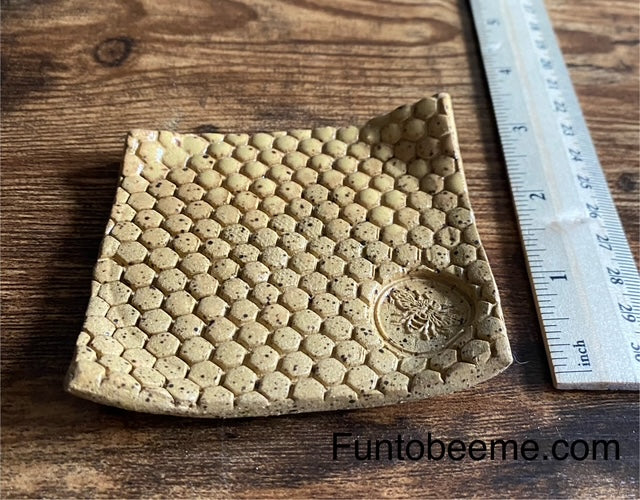 Honeycomb bee dish