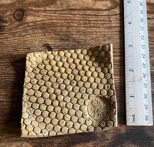 Honeycomb bee dish