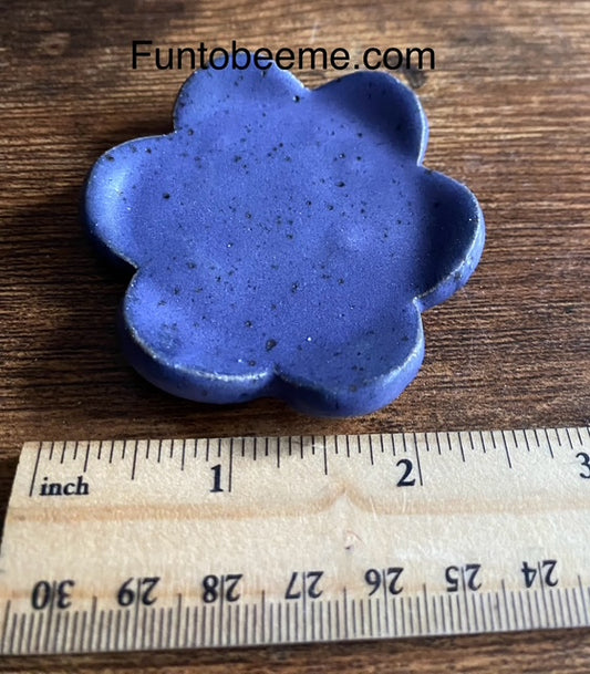 Tiny Purple Flower Dish